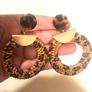 Tortoise & Leopard Earrings